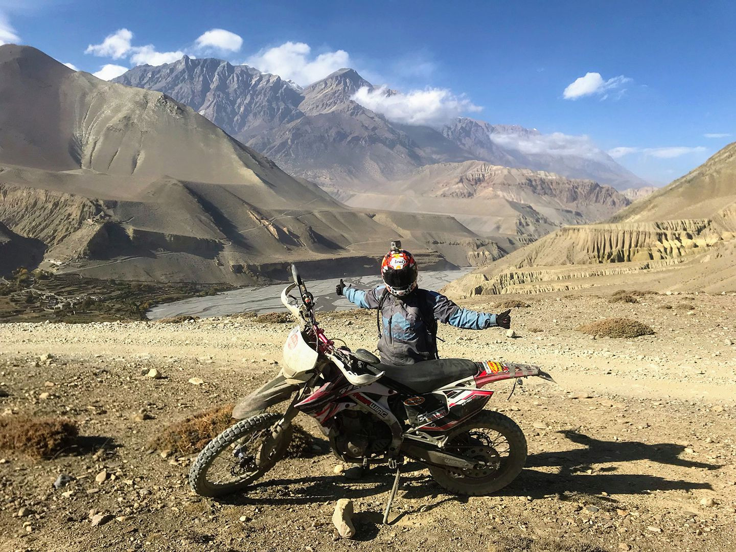 motorbike tour in nepal