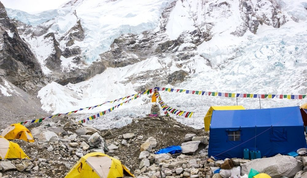 Tents in everest