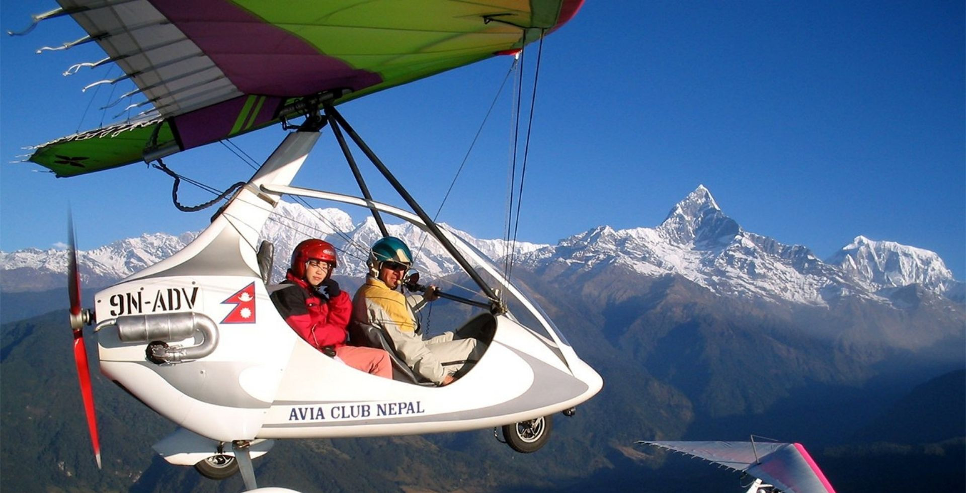 ultralight flight in pokhara