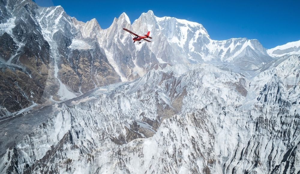 Ultralight flight in nepal