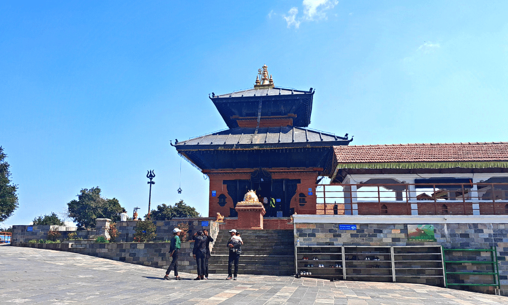 bhaleshwor mahadev temple in chandragiri hills