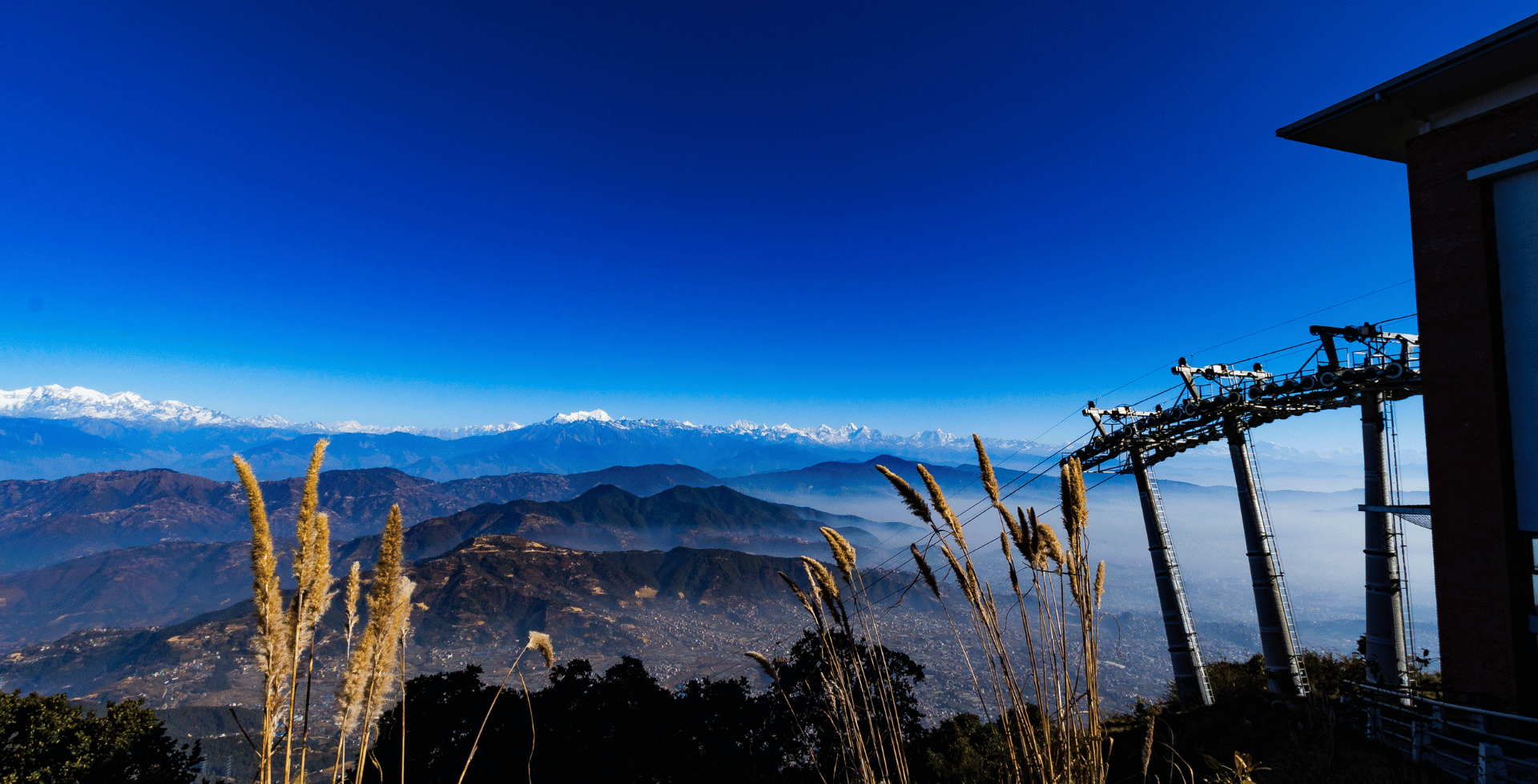 view from chandragiri top station