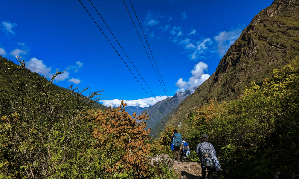tsho rolpa lake trek in nepal