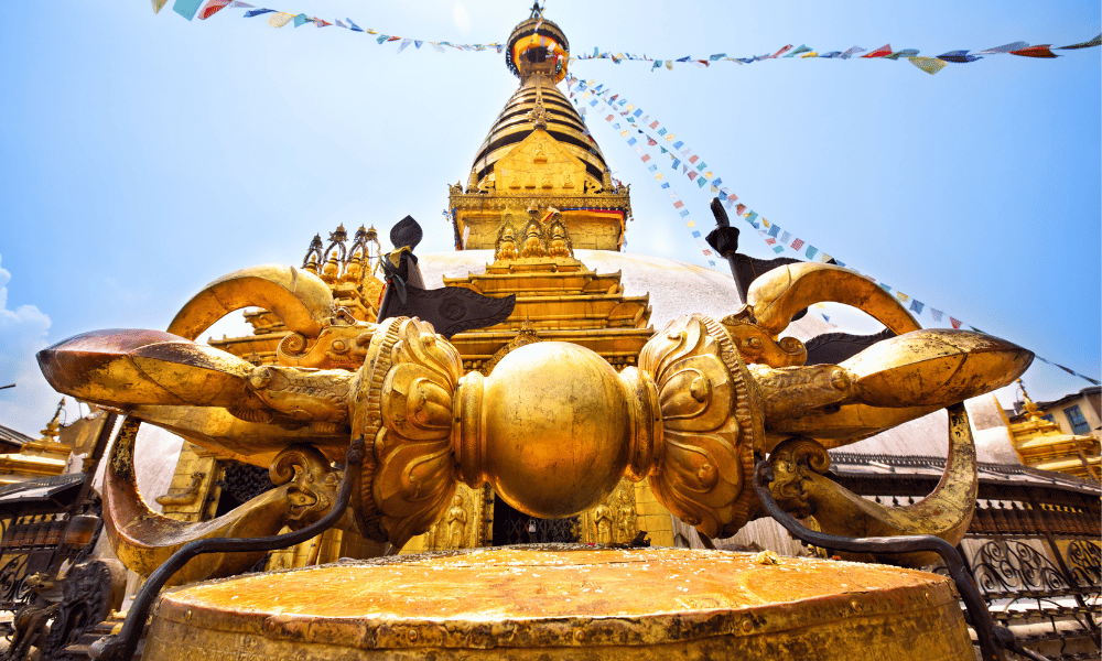 The vajra in Swayambhunath