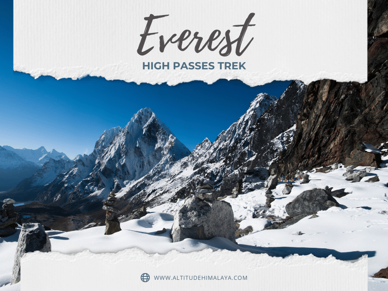 everest high passes trek itinerary