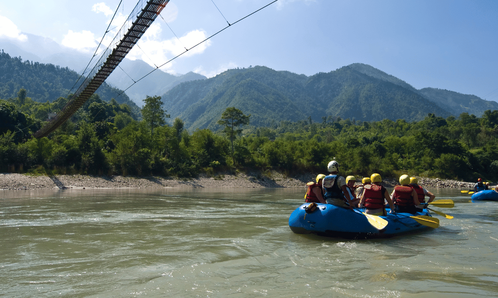 river rafting tour in nepal